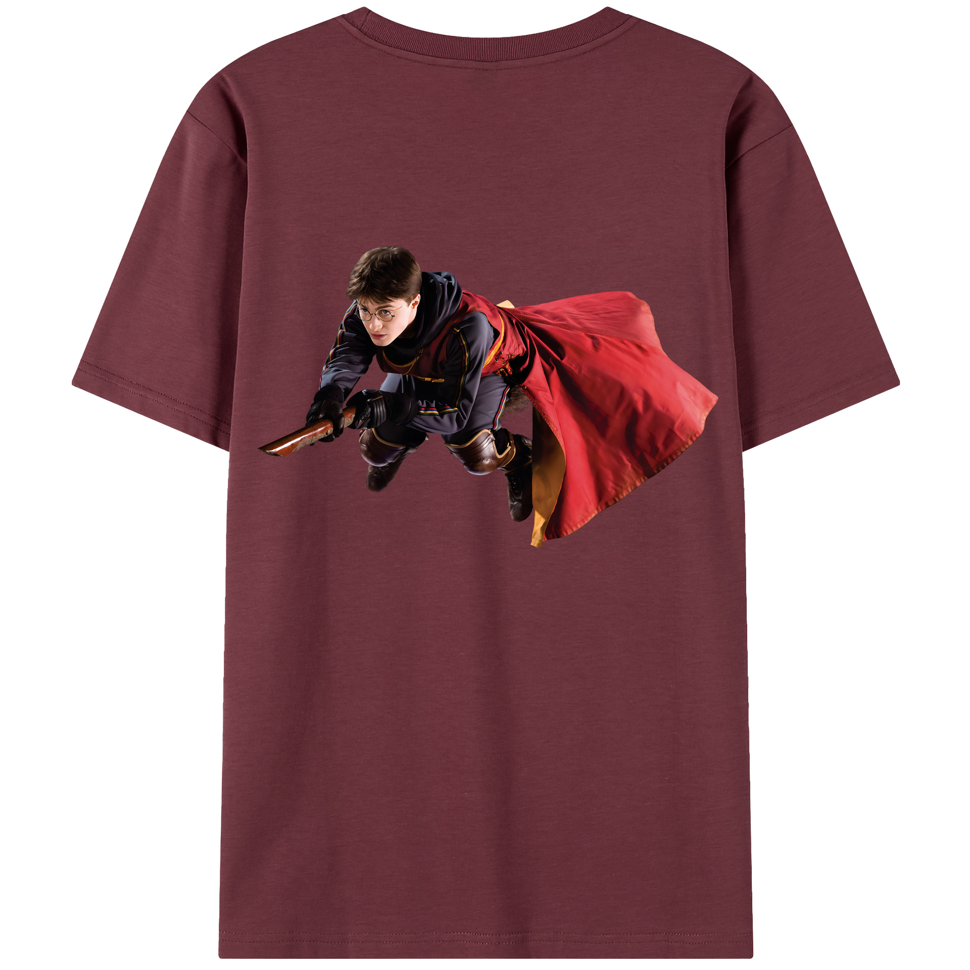 （画像用） Harry Potter ハリー・ポッターシリーズ 綿100％半袖Tシャツ（背面プリント）